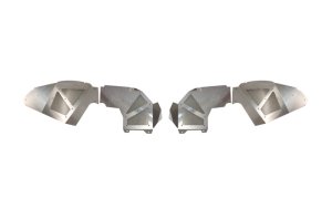 Jeep Wrangler Fenders - Front - Fishbone Offroad - Raw Aluminum Inner Fenders - Legacy Model - `18-`27